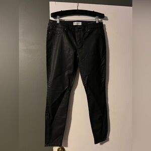 Henry & Belle shiny black pants